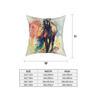 Elegant Horse Poster Pillow