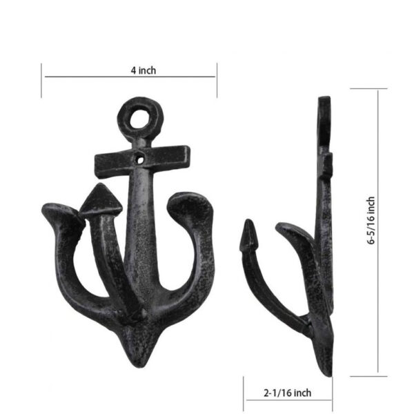 Vintage Antique Iron Hook - Image 4