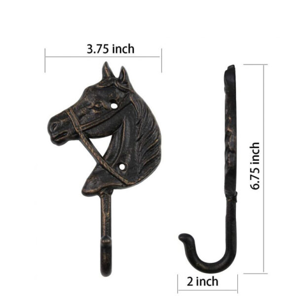 Vintage Antique Iron Hook - Image 3