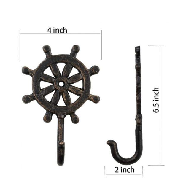 Vintage Antique Iron Hook - Image 2